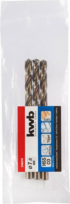 Спіральне свердло kwb 248070 1 шт.