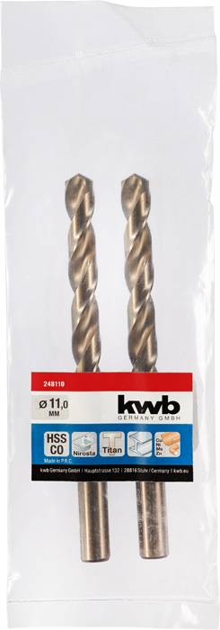 Спіральне свердло kwb 248110 1 шт.