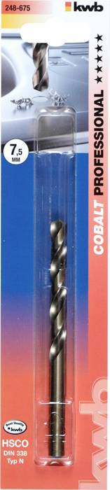 Спіральне свердло kwb 248675 1 шт.