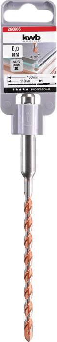 Дриль-перфоратор kwb 266606 6 мм 1 шт.