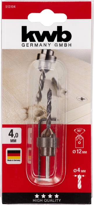 Спіральний свердлильний верстат для дерева kwb 513104 1 шт.