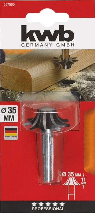 Чвертькруглий різак kwb 557500, 1 шт.