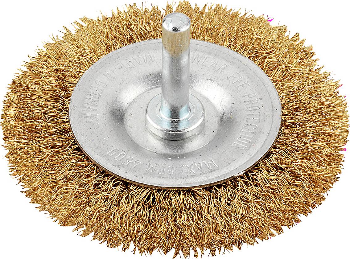 Дискова щітка kwb, гофрований латунний дріт, ø 75 мм 609313 1 шт.