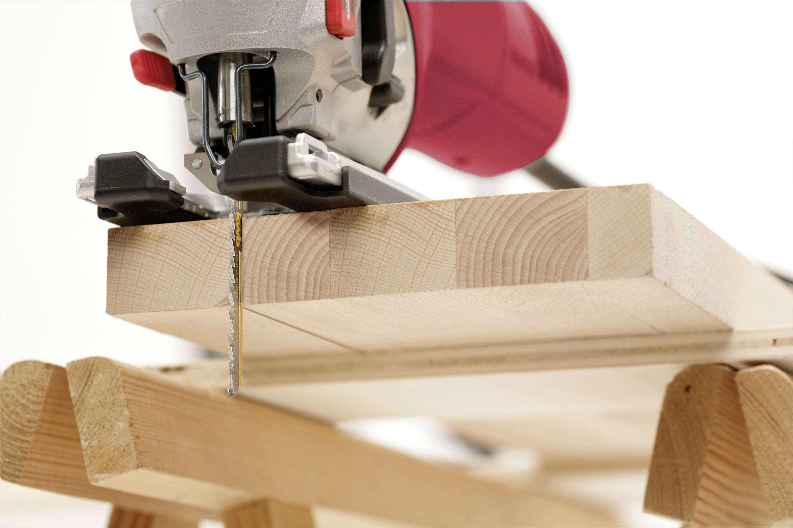 Полотна для лобзика для обробки деревини, HCS, універсальна рукоятка, 2 x середні kwb 620230 2 шт.