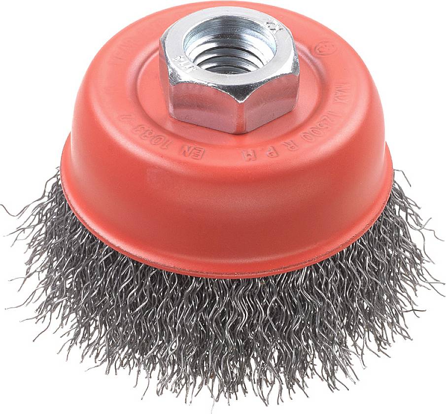 Чашкові щітки kwb AGGRESSO-FLEX®, гофрований сталевий дріт HSS для кутових шліфувальних машин 719136 1 шт.