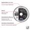 Wysokość segmentu 5 mm: Dla długiej trwałości. Wytrzymała: Idealna do twardych materiałów. Znormalizowany otwór: Odpowiednia do wszystkich szlifierek kątowych 80 m/s. Spiekana powłoka diamentowa: Idealna do cięcia na sucho.