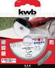 kwb 725270 Tarcza tnąca diamentowa Średnica 125 mm Średnica otworu 22.23 mm płytka ceramiczna, ceramika 1 szt.