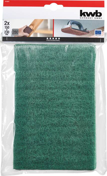 kwb 819828 Абразивний руно, 150 x 230 мм, K 280 2 шт.