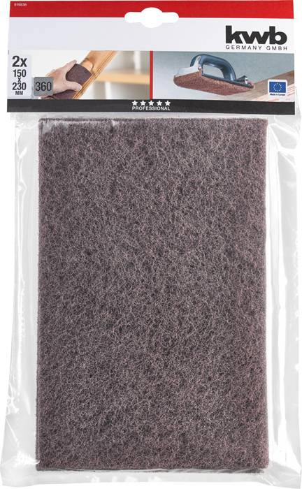 kwb 819836 Абразивна тканина, 150 x 230 мм, зернистість 360, 2 шт.