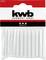 Kleje w patrach 'kwb GERMANY GMBH' w opakowaniu 10-sztukowym z przezroczystymi wkładami, odpowiednie do różnych zastosowań klejowych.