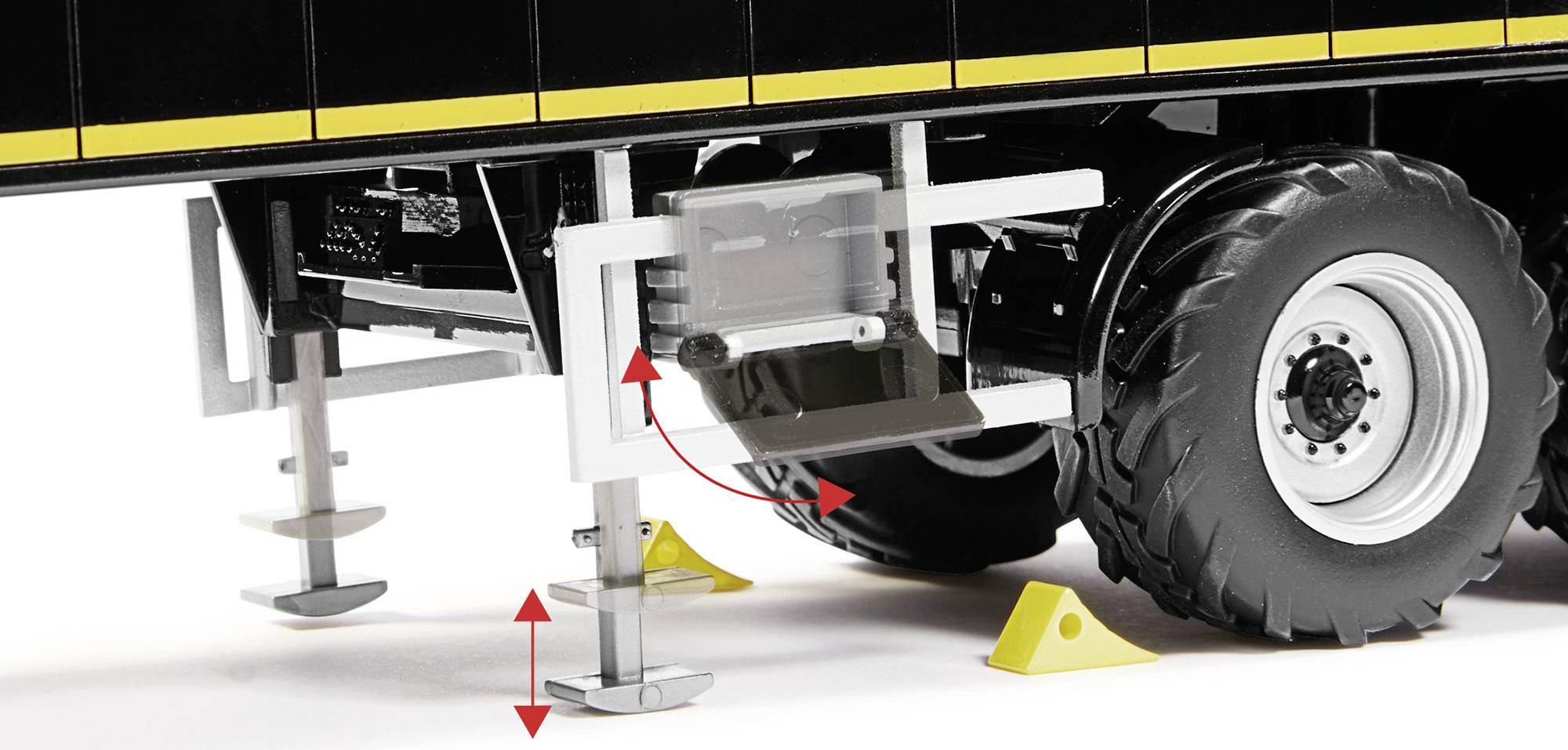 Wiking 0776 59 Spur 1 Причіп модель Krampe SB II 30/1070 роликовий конвеєрний візок, чорний