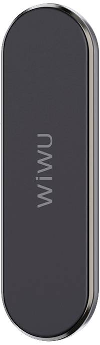 Podłużne, czarne urządzenie o zaokrąglonych narożnikach z pionowo umieszczonym napisem 'WiWU' pośrodku.