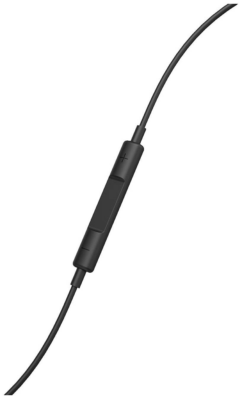 Навушники-вкладиші Hama, стереокабель, чорний, з регулюванням гучності HiFi