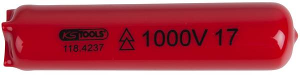 Przepust izolowany z zaślepką zaciskową, 25mm, L=100mm KS Tools 118.4237