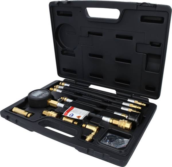 Cyfrowy tester ciśnienia sprężania, 10 szt KS Tools 150.1650