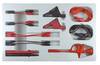 KS Tools Zestaw przewodów diagnostyczno-pomiarowych 12/24V, 13 szt