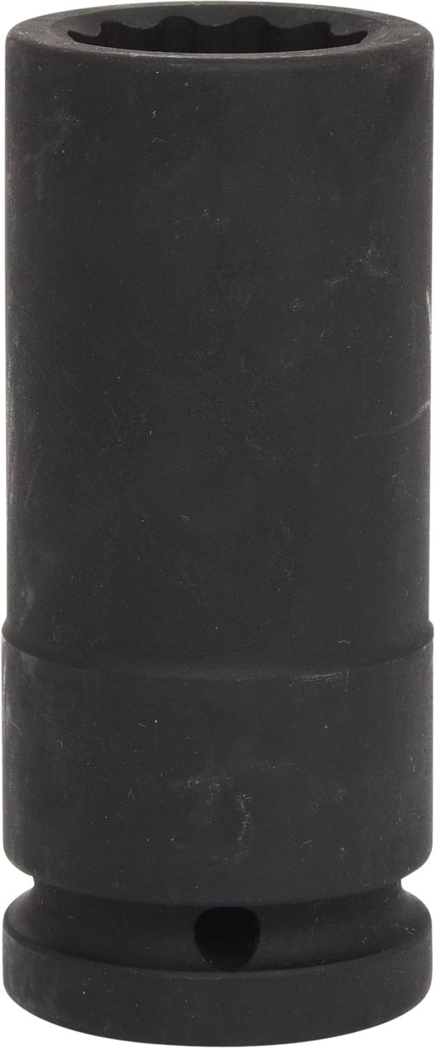 'Czarny wtyk klucza sześciokątnego, cylindryczny, z okrągłym otworem i adaptowalnym końcem, do zastosowań mechanicznych.'