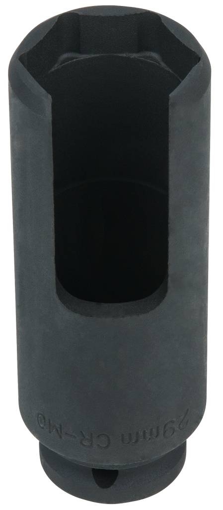 Czarna, cylindryczna tuleja metalowa o żebrowanym wnętrzu, odpowiednia dla 29-milimetrowych połączeń lub elementów gwintowanych.