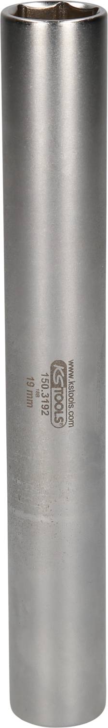 Cylindryczny metalowy cylinder o wysokości około 15 cm, w kolorze srebrnym z wytłoczonym logo i cyframi na powierzchni.