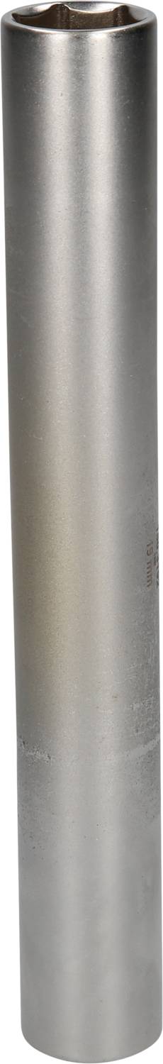 Srebrny cylinder metalowy, ustawiony pionowo. Główna cecha obrazu.