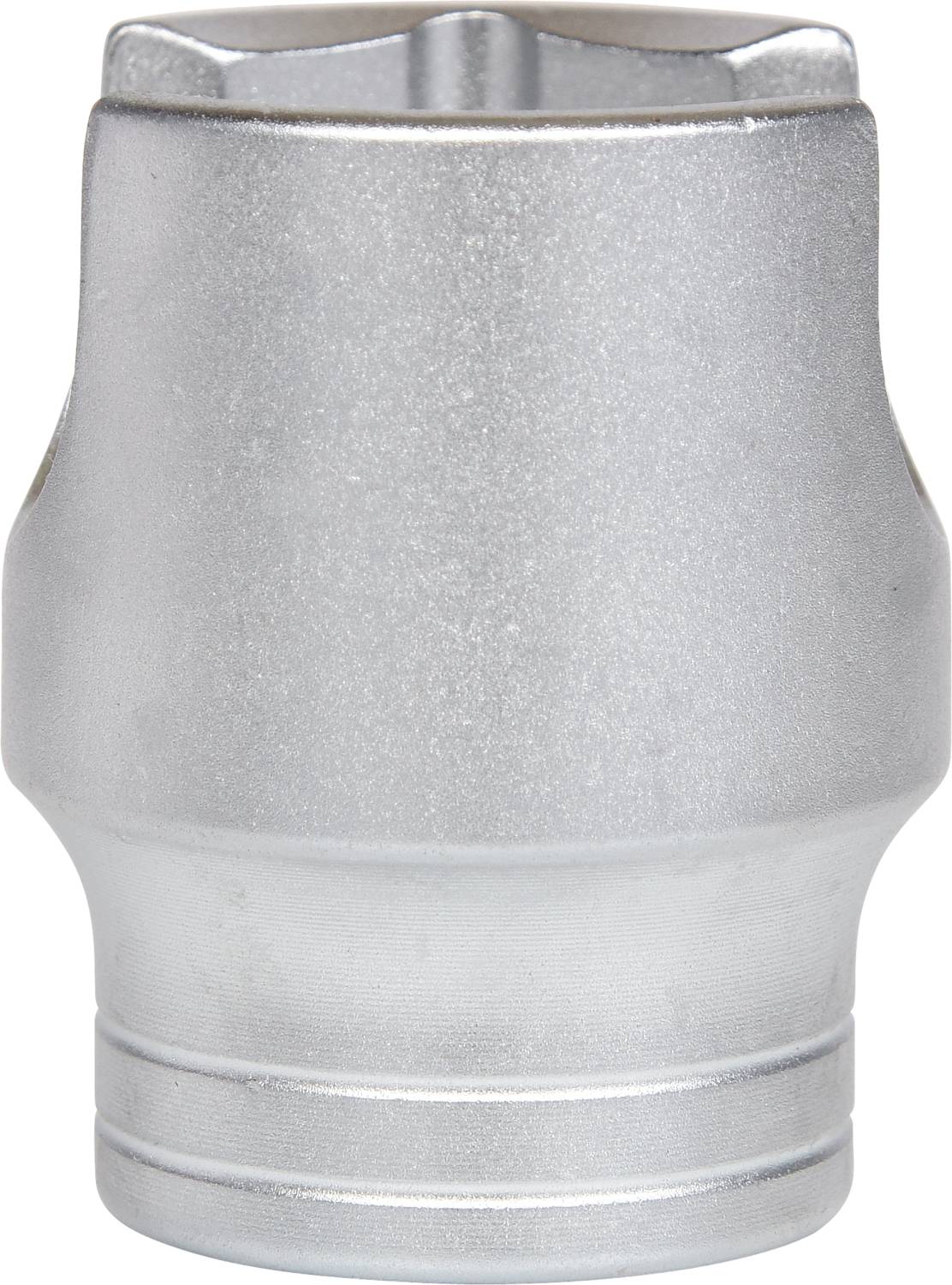 Metalowa nasadka cylindryczna, gładka, służąca do dokręcania lub odkręcania śrub lub nakrętek za pomocą odpowiedniego narzędzia.