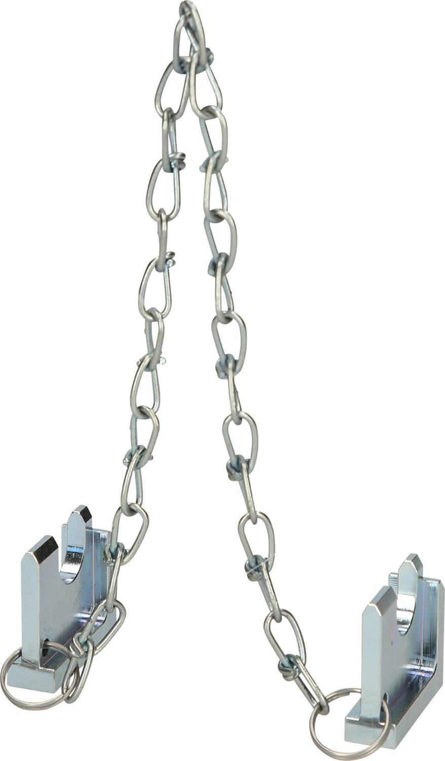 Metalowy łańcuch z dwoma hakami, połączony na obu końcach. Może być używany do mocowania lub zabezpieczania przedmiotów.