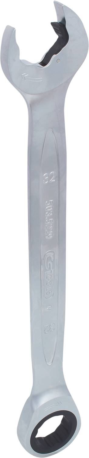KS Tools 5035229 Klucz oczkowy grzechotkowy Rozmiar klucza (metryczny) (tylko do tytułu) 32 mm