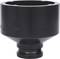 Czarne metalowe złączki stożkowe, o szerszym otworze u góry i węższym u dołu. Stosowane w przemysłowych połączeniach rurowych.