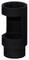 Część narzędzia: nasadka przedłużająca klucza dynamometrycznego, czarna, cylindryczna, z prostokątnym wycięciem pośrodku.