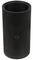 Czarny cylindryczny kubek.