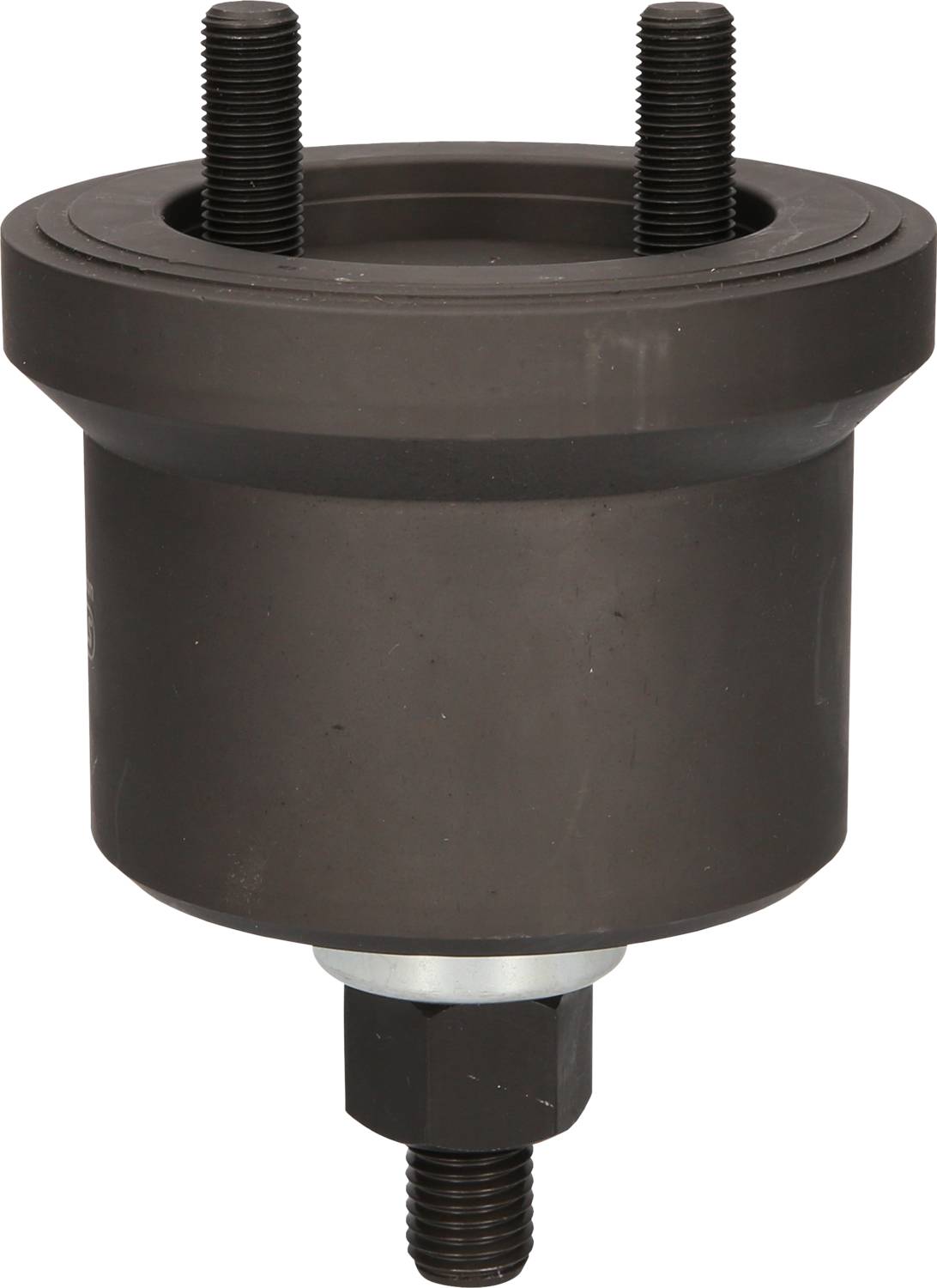 Brązowa metalowa część z wieloma śrubami i otworami, prawdopodobnie element maszyny lub komponent narzędzia wykonany z materiału przemysłowego.