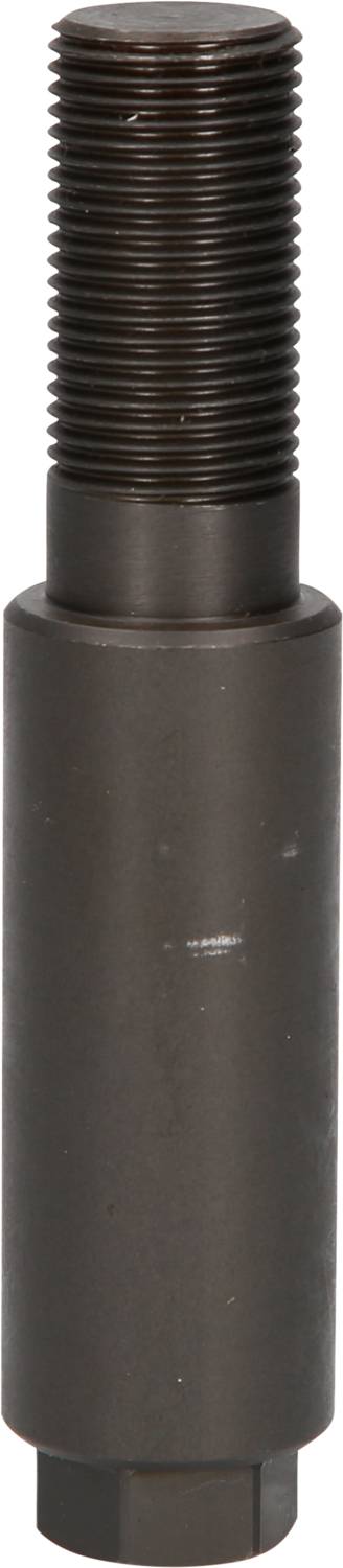 Cylindryczny element metalowy z gwintem na jednym końcu. Prawdopodobnie element złączny lub mocujący.