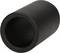 Czarny cylindryczny adapter, prawdopodobnie wykonany z tworzywa sztucznego lub metalu, o pustym wnętrzu. Odpowiedni do zastosowań technicznych.