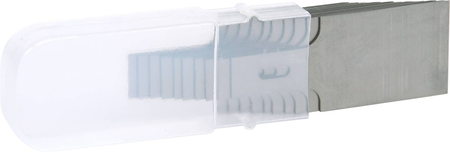 Biały, częściowo przezroczysty pendrive z widoczną wtyczką USB leży na białej powierzchni.