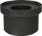 Czarny, cylindryczny element adaptacyjny z szerokim kołnierzem i otworem pośrodku, prawdopodobnie wykonany z tworzywa sztucznego.