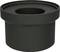 Czarny, cylindryczny element z szerokim kołnierzem i centralnym otworem, prawdopodobnie adapter lub uszczelnienie.