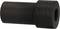 Czarny cylindryczny adapter z tworzywa sztucznego o szerszym końcu, prawdopodobnie używany jako element łączący w zastosowaniach technicznych.
