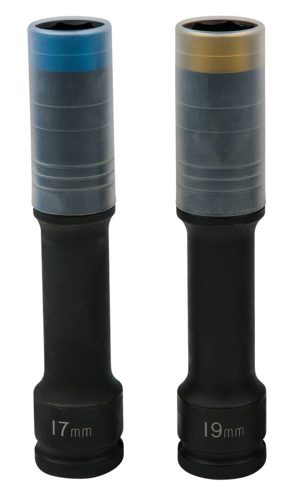 Zestaw nasadek udarowych SlimPOWER, ekstra długie, 2-częściowy, 1/2", 17+19mm KS Tools  515.0621