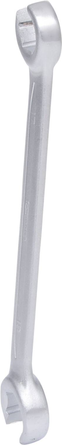 Klucz płasko-oczkowy z otwartym i zamkniętym końcem. Używany do dokręcania i odkręcania nakrętek i śrub.