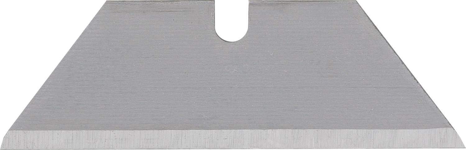 Pojedynczy, płaski nóż trapezowy z ostrzem do wymiany, głównie wykorzystywany w rzemiośle lub do cięcia.