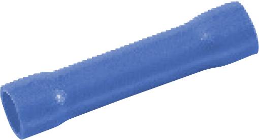 Niebieska cylindryczna rura, prawdopodobnie elektryczny łącznik kablowy.