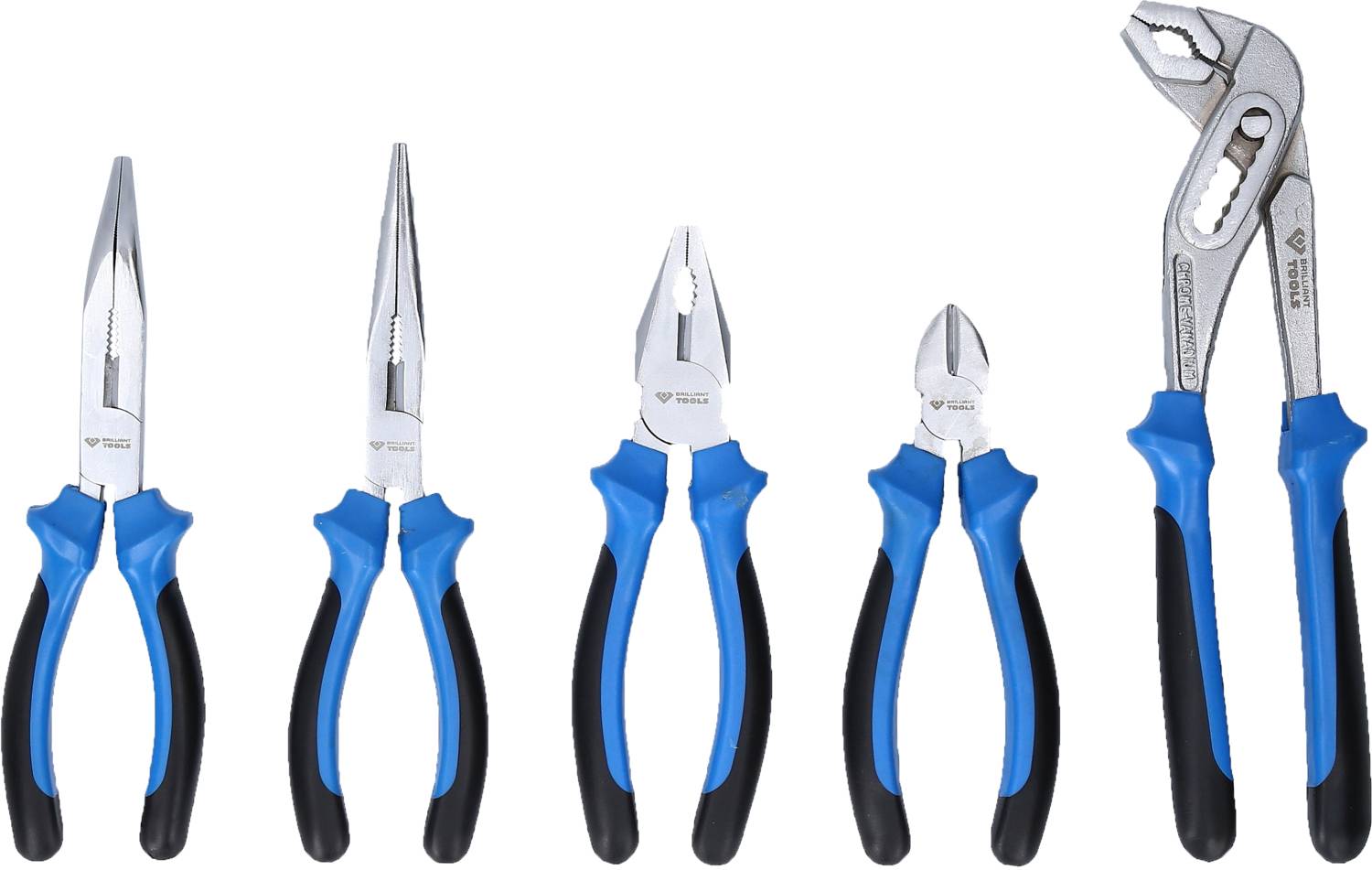 Набір плоскогубців Brilliant Tools BT060005 BT060005, 5 шт.