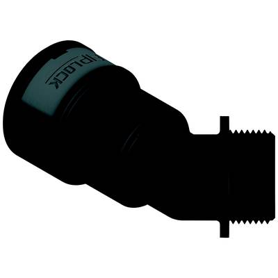 Czarny, cylindryczny element z rowkowanym końcem i napisem 'PUSH-LOCK', prawdopodobnie łącznik lub element adaptera.