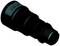 Czarny, cylindryczny adapter z gwintem i napisem 'HIPLOK' na powierzchni. Przeznaczony do łączenia przewodów lub rur.