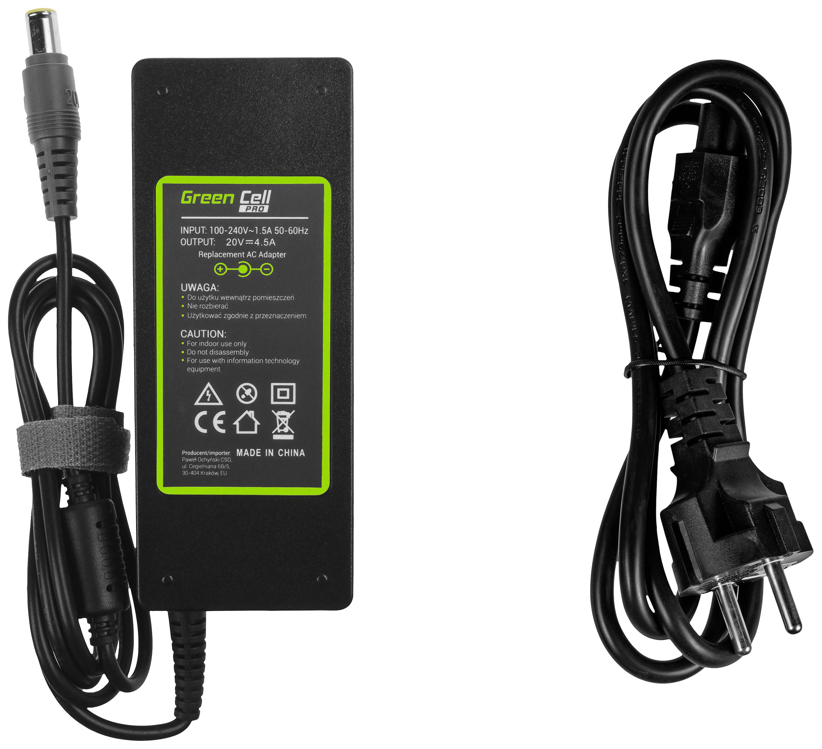 Блок живлення для ноутбука Green Cell GC-AD17AP 90 Вт 4,5 А