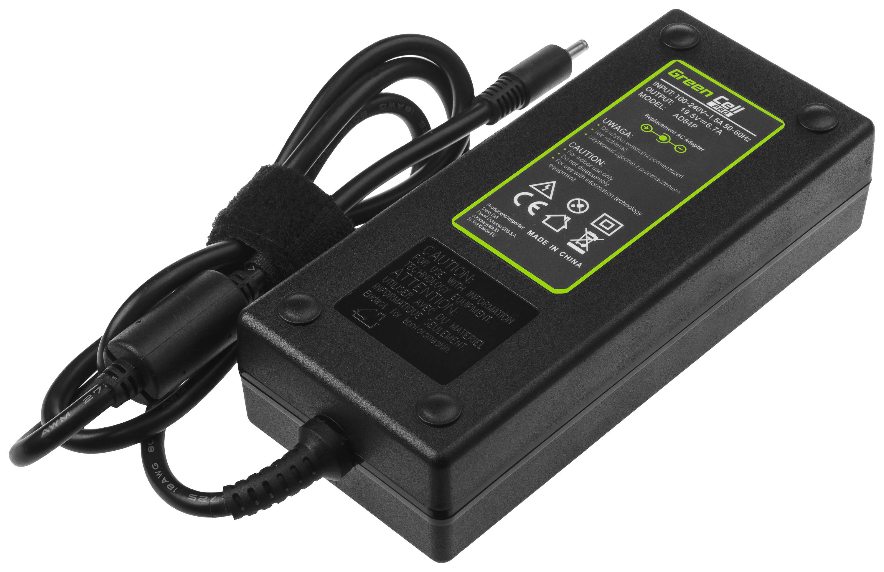 Блок живлення для ноутбука Green Cell GC-AD84P 130 Вт 6,7 А