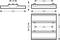 Rysunek techniczny prostokątnego, kompaktowego urządzenia. Wymiary: szerokość 342 mm, wysokość 63 mm, głębokość 100 mm, wymiar wewnętrzny 236 mm.