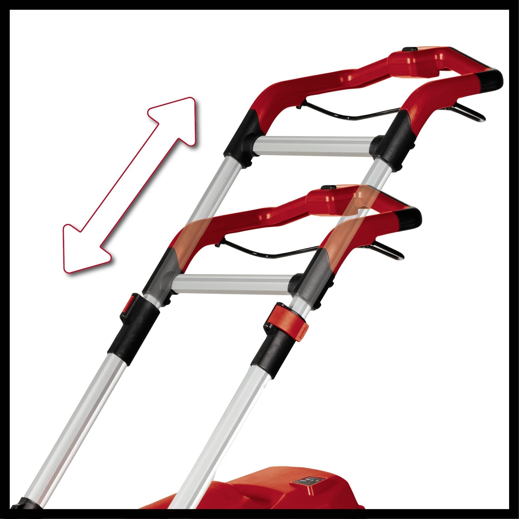 Акумуляторна газонокосарка Einhell Professional RASARRO 36/42 (2x5.2Ah) з подвійним зарядним пристроєм, включаючи 2 акумулятори 18