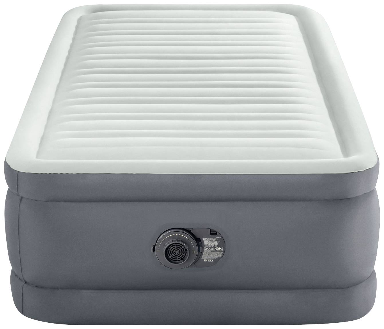 Надувний матрац Intex 64902ND PremaireElevated (Д x Ш x В) 191 x 99 x 46 см білий, сірий