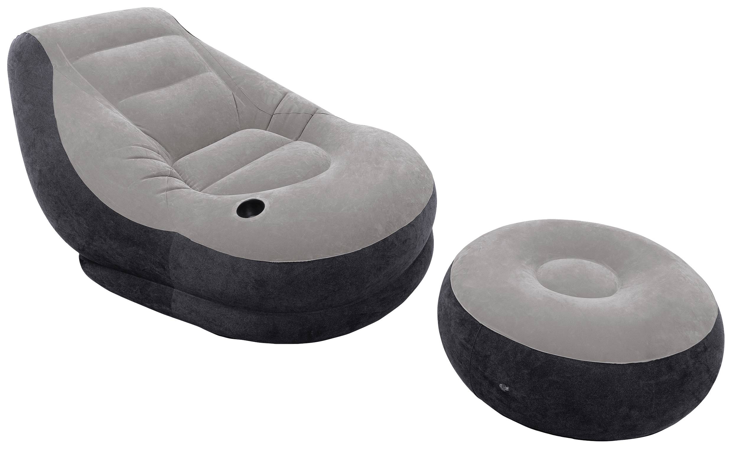 Крісло Intex 68564NP UltraLounge (Д x Ш x В) 137 x 102 x 79 см Сірий